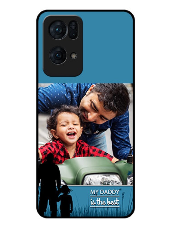 Custom Oppo Reno 7 Pro 5G Custom Glass Mobile Case - Best dad design