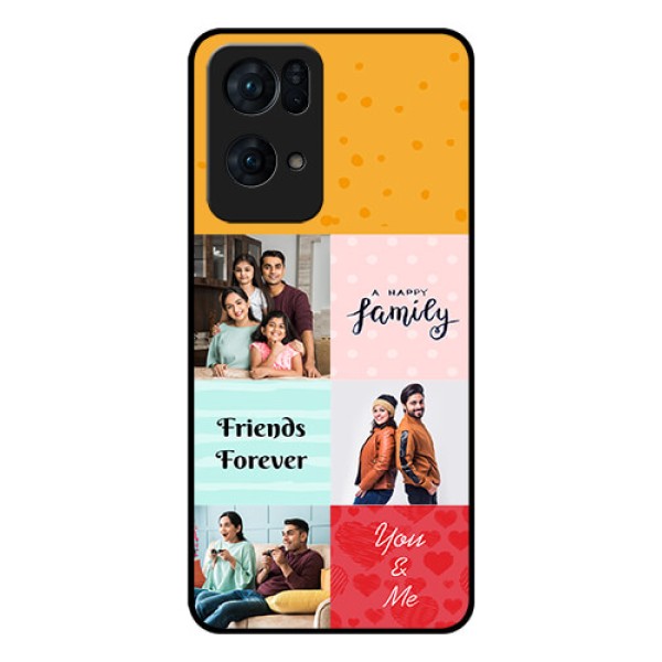 Oppo Reno 7 Pro 5G Personalized Glass Phone Case - Images with Quotes Design