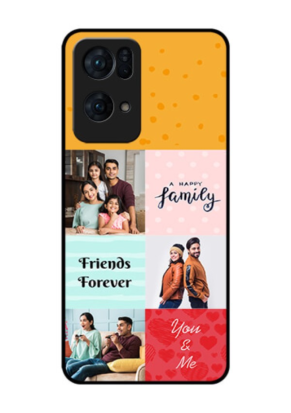 Oppo Reno 7 Pro 5G Personalized Glass Phone Case - Images with Quotes Design