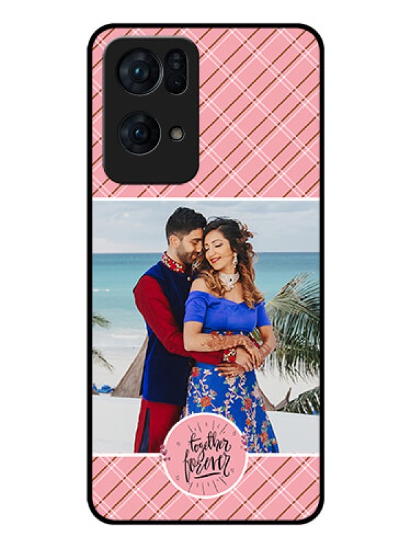 Custom Oppo Reno 7 Pro 5G Personalized Glass Phone Case - Together Forever Design