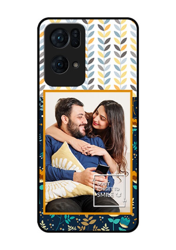 Oppo Reno 7 Pro 5G Custom Glass Mobile Case - Pattern Design