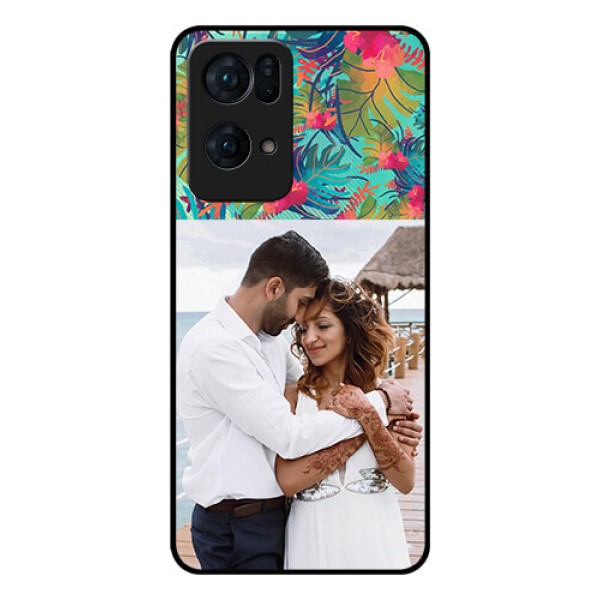 Oppo Reno 7 Pro 5G Photo Printing on Glass Case - Watercolor Floral Design Oppo Reno 7 Pro 5G Photo Printing on Glass Case - Watercolor Floral Design