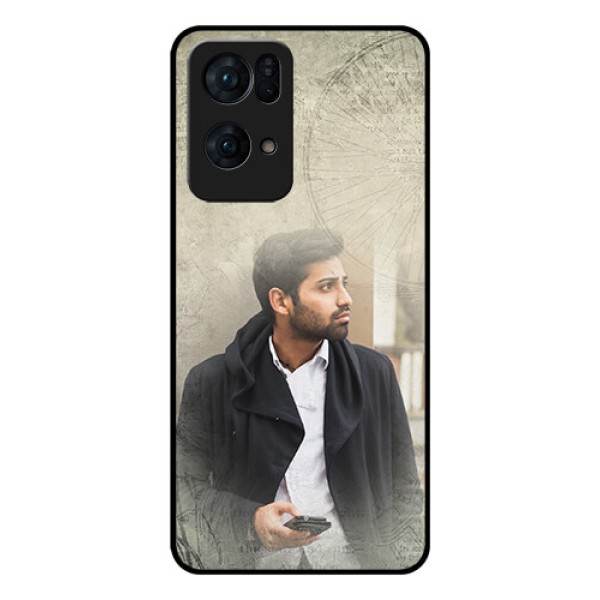 Oppo Reno 7 Pro 5G Custom Glass Phone Case - with vintage design