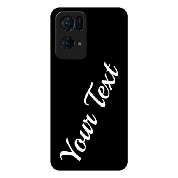 Oppo Reno 7 Pro 5G Custom Glass Mobile Cover with Your Name