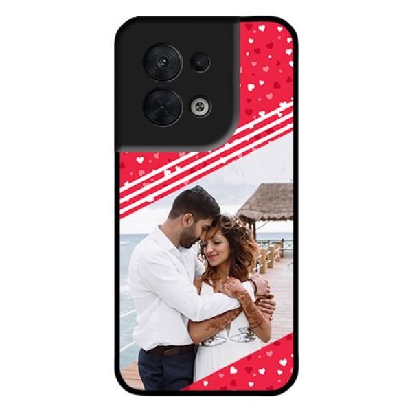 Oppo Reno 8 5G Custom Glass Mobile Case - Valentines Gift Design