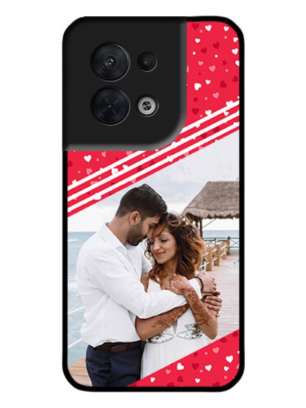 Custom Oppo Reno 8 5G Custom Glass Mobile Case - Valentines Gift Design