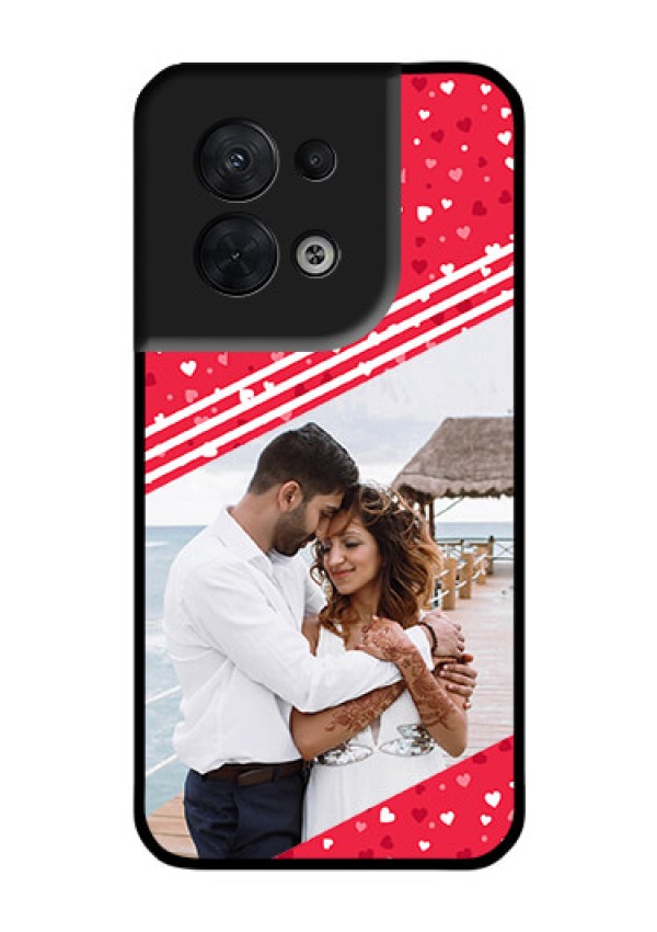 Oppo Reno 8 5G Custom Glass Mobile Case - Valentines Gift Design