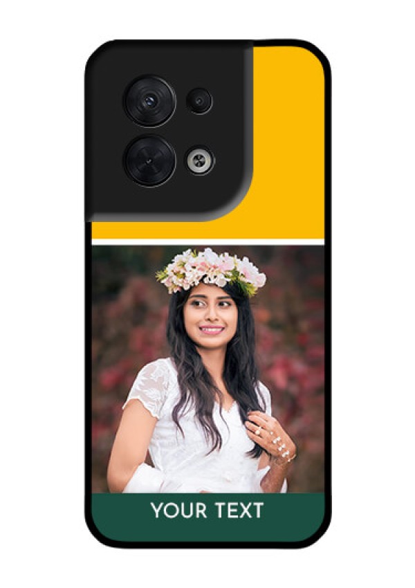 Oppo Reno 8 5G Photo Printing on Glass Case - Love You Design
