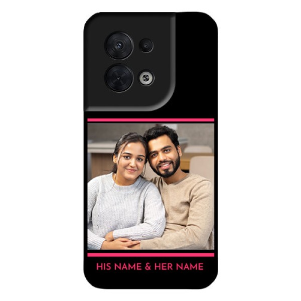 Oppo Reno 8 5G Custom Glass Mobile Case - with Add Text Design