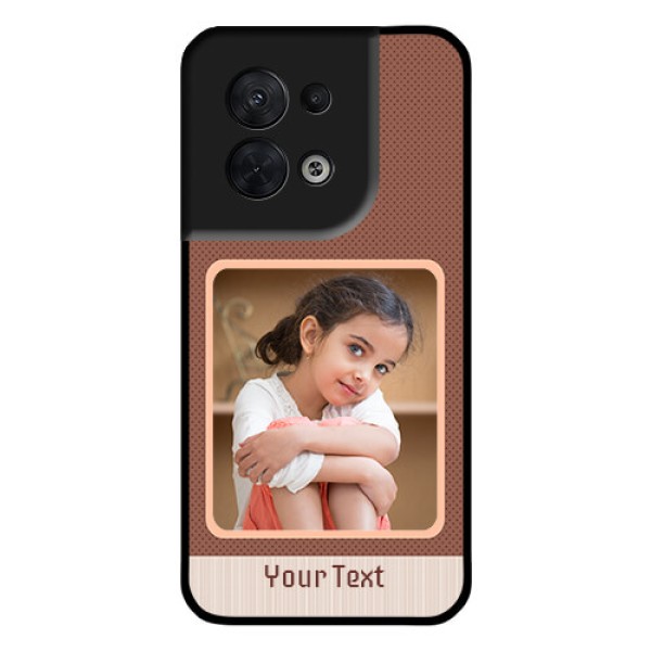 Oppo Reno 8 5G Custom Glass Phone Case - Simple Pic Upload Design
