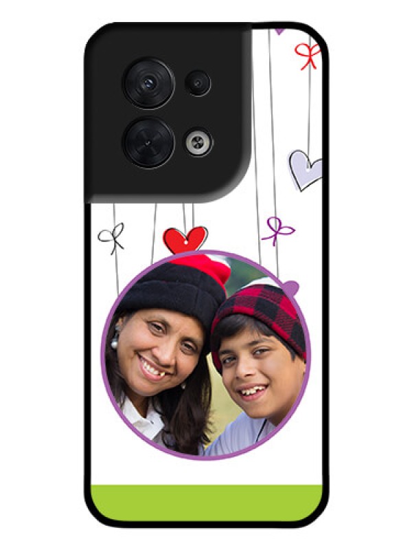 Custom Oppo Reno 8 5G Photo Printing on Glass Case - Cute Kids Phone Case Design