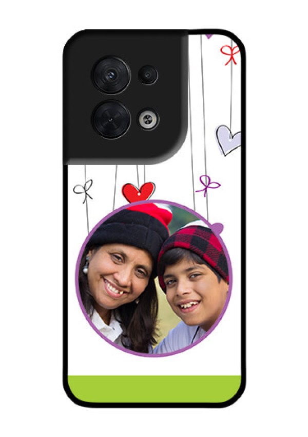 Oppo Reno 8 5G Photo Printing on Glass Case - Cute Kids Phone Case Design