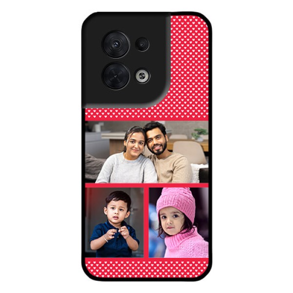 Oppo Reno 8 5G Personalized Glass Phone Case - Bulk Pic Upload Design