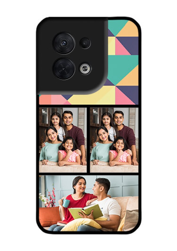 Oppo Reno 8 5G Custom Glass Phone Case - Bulk Pic Upload Design