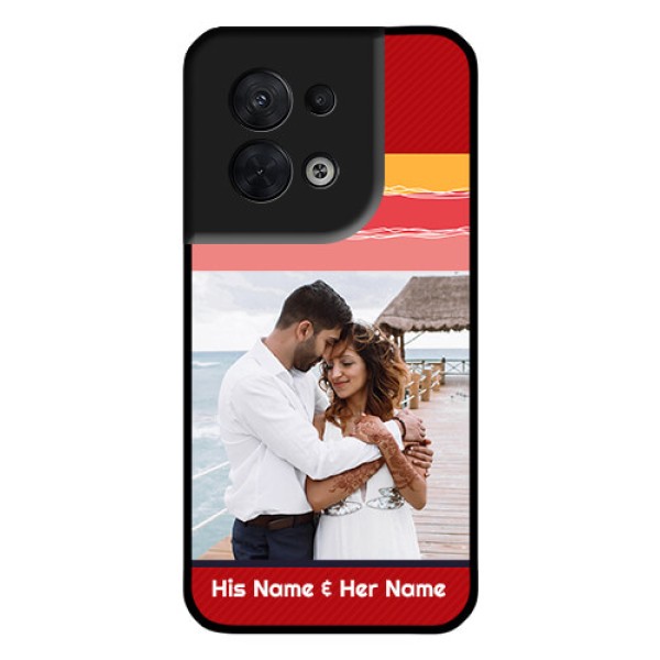 Oppo Reno 8 5G Custom Glass Mobile Case - Colorful Case Design