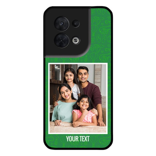 Oppo Reno 8 5G Personalized Glass Phone Case - Picture Upload Design
