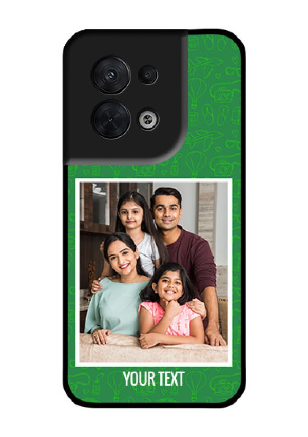 Oppo Reno 8 5G Personalized Glass Phone Case - Picture Upload Design