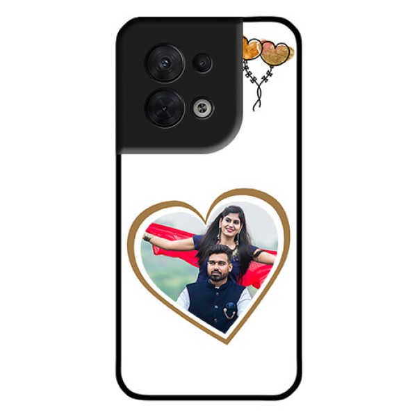 Oppo Reno 8 5G Custom Glass Mobile Case - You & Me Design