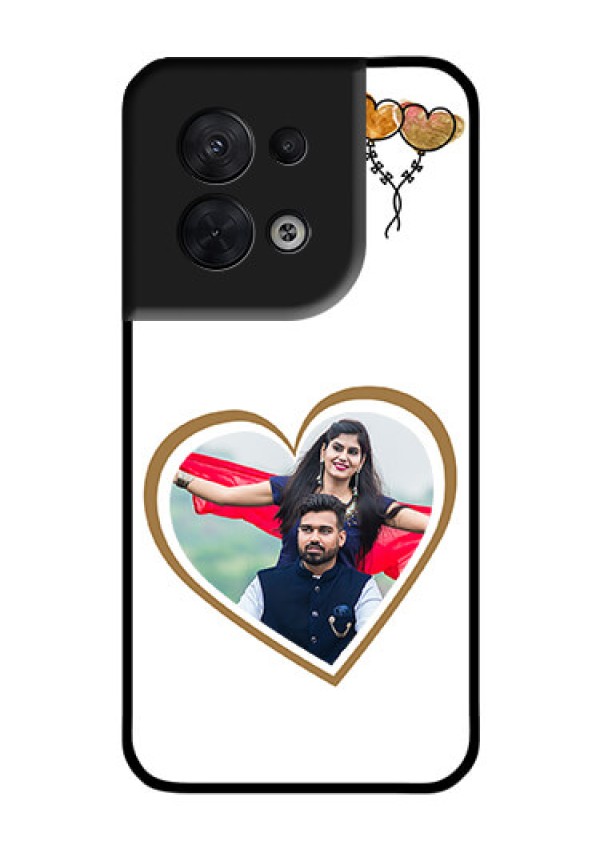 Oppo Reno 8 5G Custom Glass Mobile Case - You & Me Design