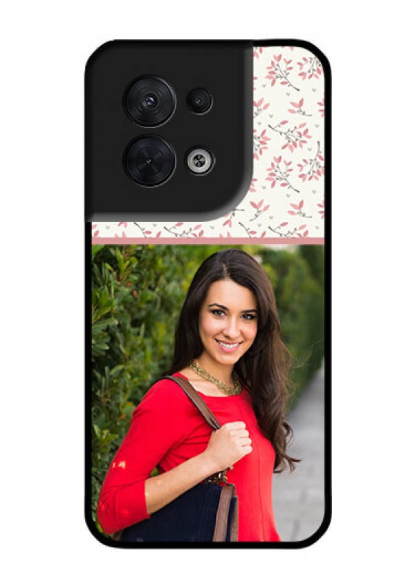 Oppo Reno 8 5G Custom Glass Phone Case - Premium Floral Design