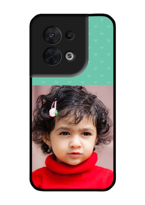 Oppo Reno 8 5G Custom Glass Phone Case - Lovers Picture Design