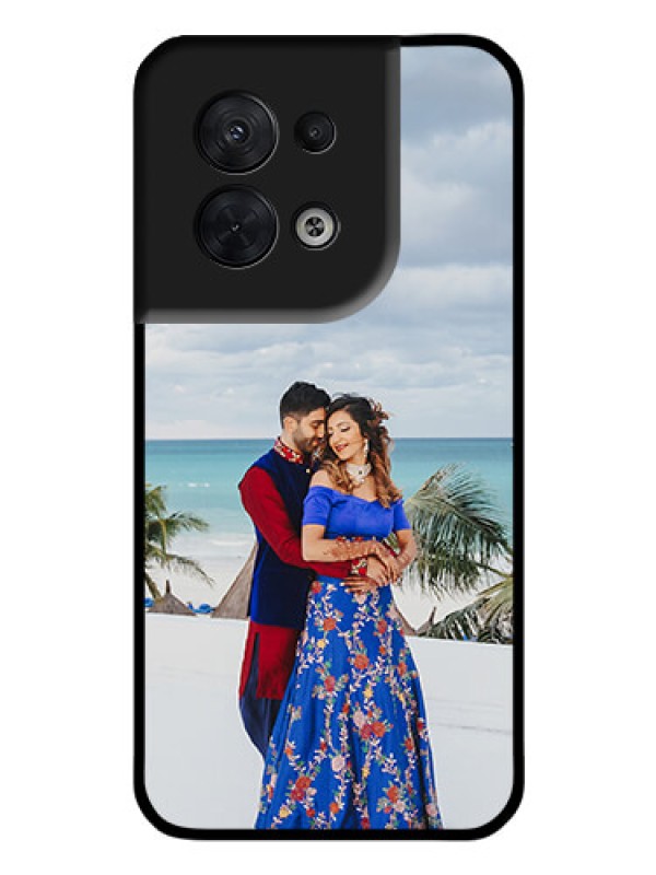 Custom Oppo Reno 8 5G Photo Printing on Glass Case - Upload Full Picture Design