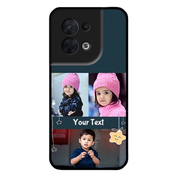 Oppo Reno 8 5G Custom Glass Mobile Case - Hanging Stars Design