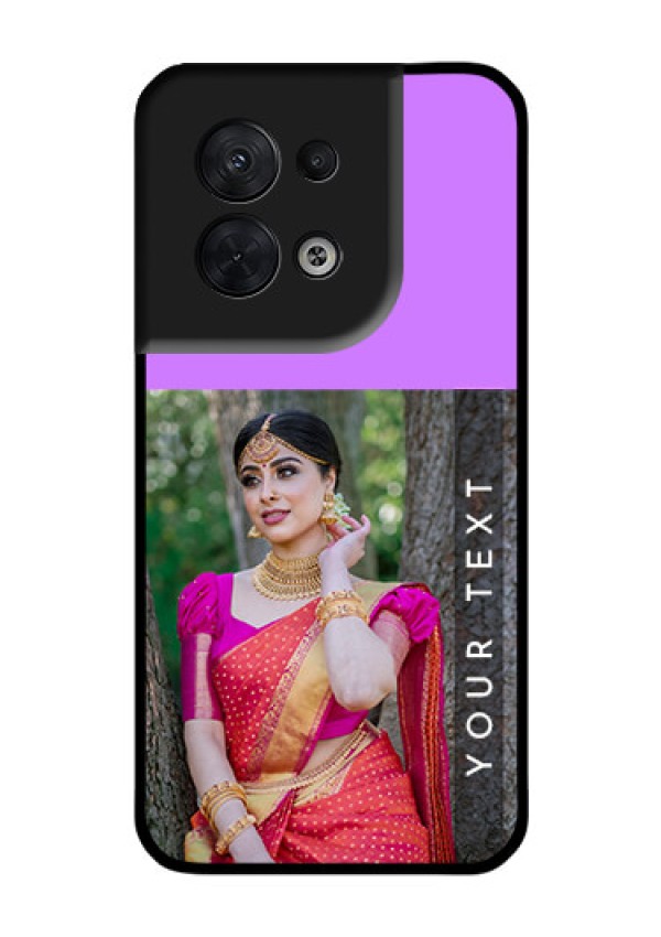 Oppo Reno 8 5G Custom Glass Mobile Case - Birthday Icons Design