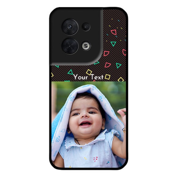 Oppo Reno 8 5G Custom Glass Phone Case - with confetti birthday design Oppo Reno 8 5G Custom Glass Phone Case - with confetti birthday design