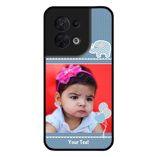 Oppo Reno 8 5G Photo Printing on Glass Case - with Kids Pattern Design Oppo Reno 8 5G Photo Printing on Glass Case - with Kids Pattern Design