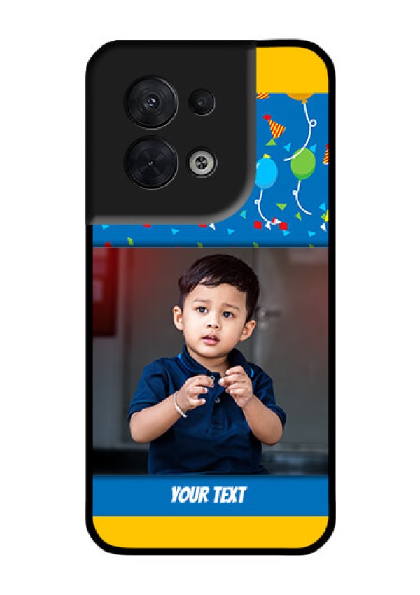Oppo Reno 8 5G Custom Glass Mobile Case - Birthday Wishes Design
