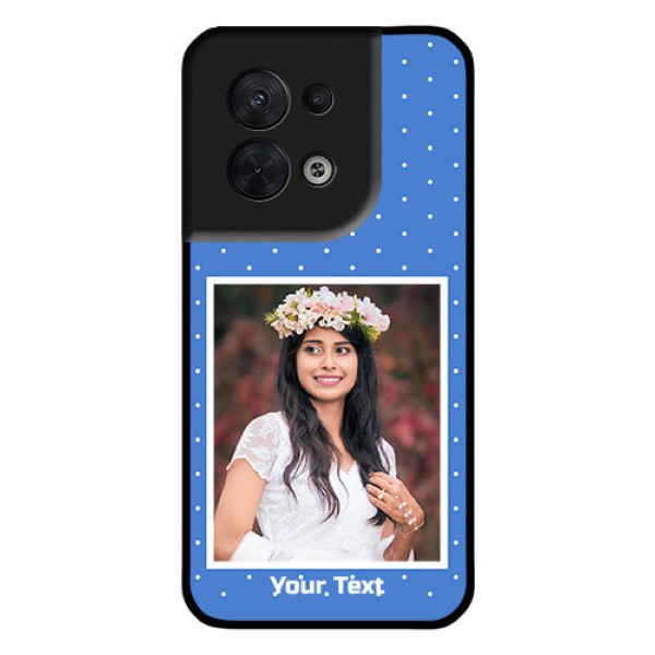 Oppo Reno 8 5G Photo Printing on Glass Case - Polka dots design