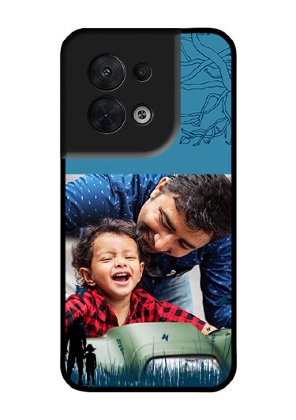 Oppo Reno 8 5G Custom Glass Mobile Case - Best dad design