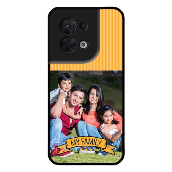 Oppo Reno 8 5G Custom Glass Phone Case - My Family Design