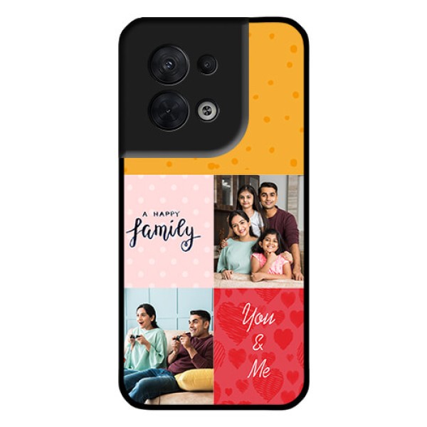 Oppo Reno 8 5G Personalized Glass Phone Case - Images with Quotes Design