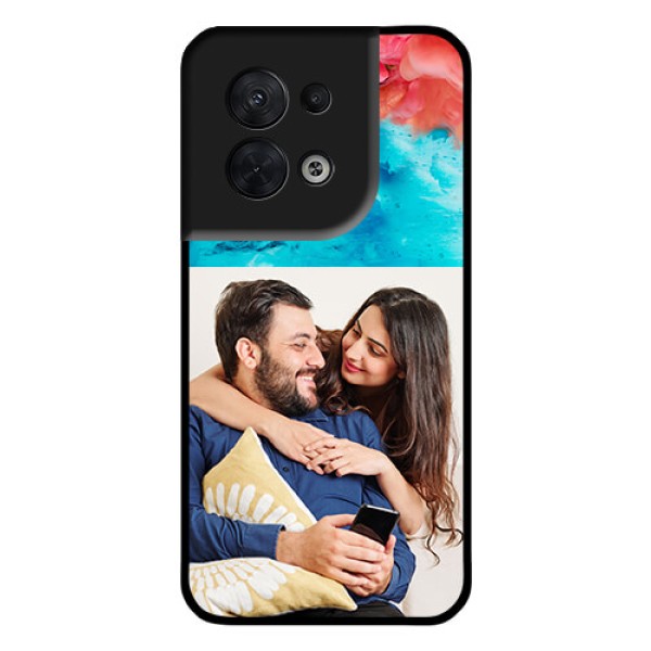Oppo Reno 8 5G Custom Glass Mobile Case - Quote with Acrylic Painting Design Oppo Reno 8 5G Custom Glass Mobile Case - Quote with Acrylic Painting Design