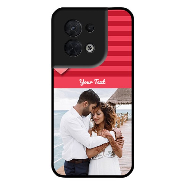 Oppo Reno 8 5G Custom Glass Phone Case - Valentines Day Design
