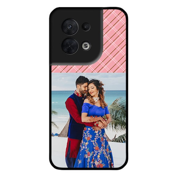 Oppo Reno 8 5G Personalized Glass Phone Case - Together Forever Design