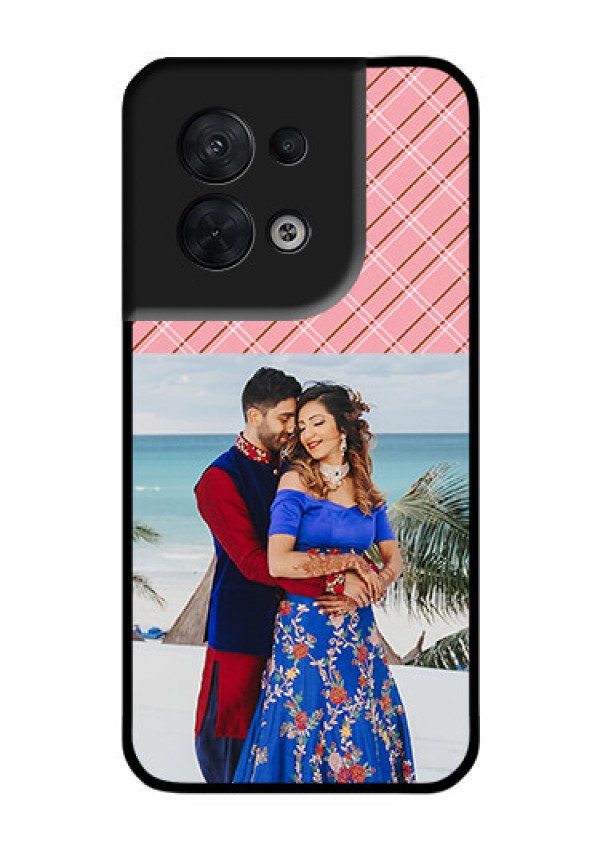 Oppo Reno 8 5G Personalized Glass Phone Case - Together Forever Design