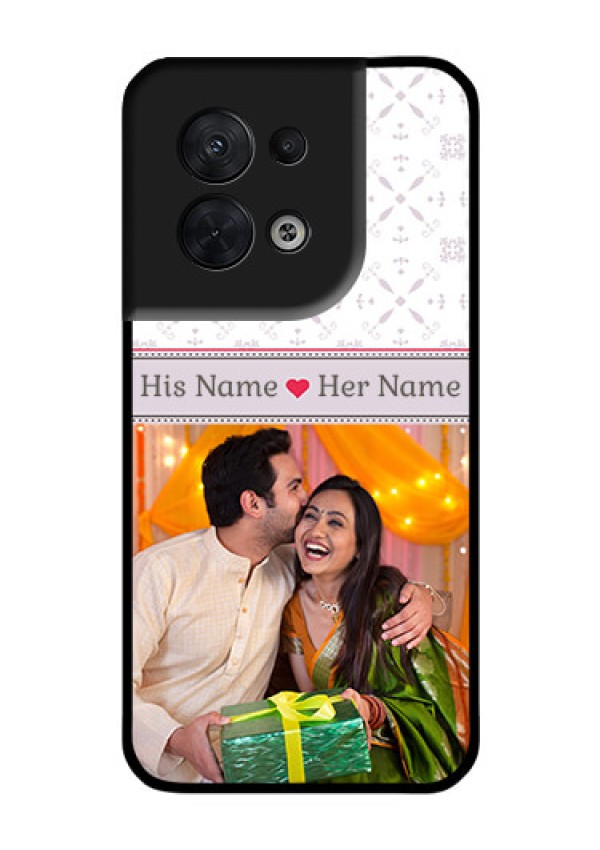 Oppo Reno 8 5G Custom Glass Mobile Case - with Photo and Ethnic Design