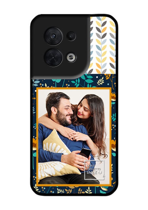 Oppo Reno 8 5G Custom Glass Mobile Case - Pattern Design