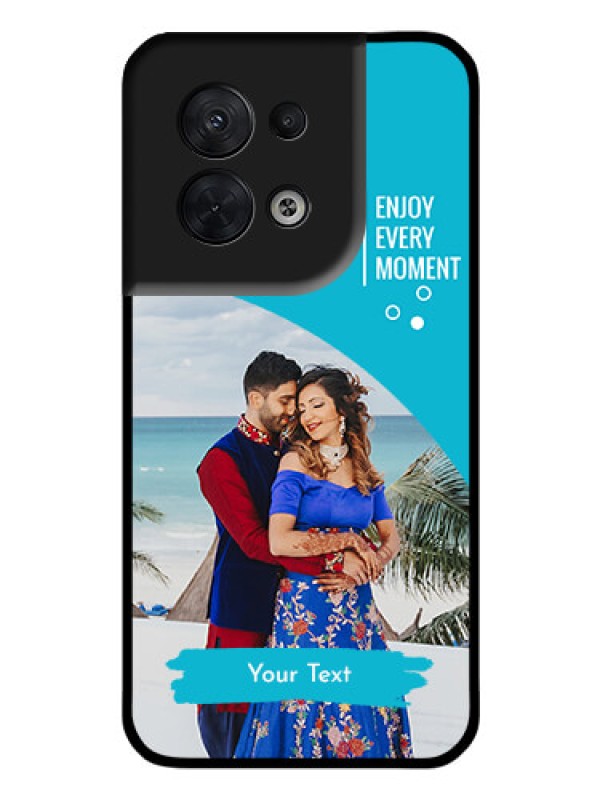 Custom Oppo Reno 8 5G Custom Glass Mobile Case - Happy Moment Design