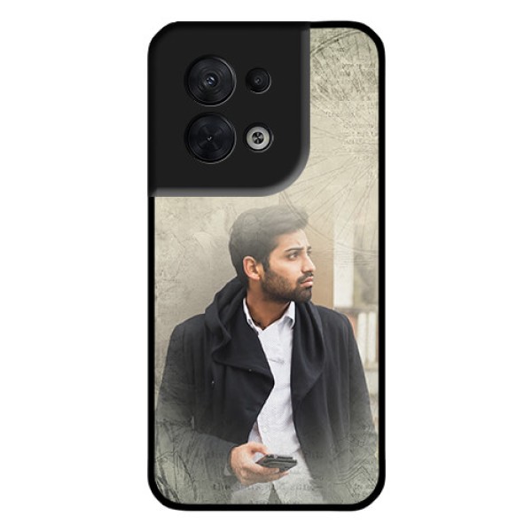 Oppo Reno 8 5G Custom Glass Phone Case - with vintage design