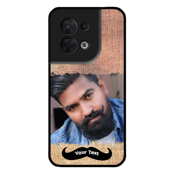 Oppo Reno 8 5G Personalized Glass Phone Case - with Texture Design