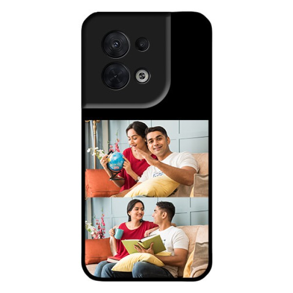 Oppo Reno 8 5G 2 Images on Glass Phone Cover