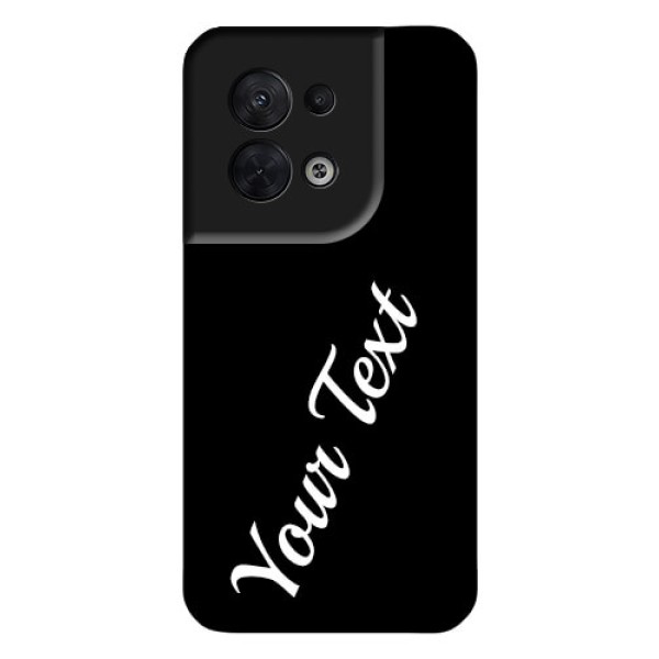 Oppo Reno 8 5G Custom Glass Mobile Cover with Your Name
