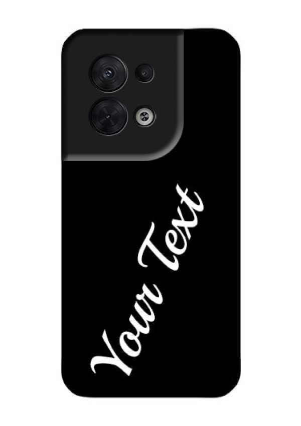Oppo Reno 8 5G Custom Glass Mobile Cover with Your Name