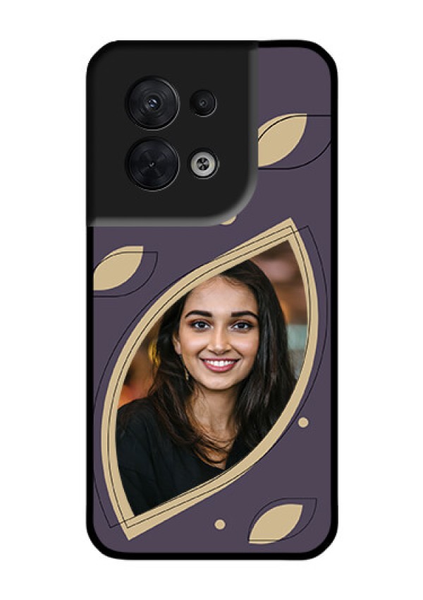 Oppo Reno 8 5G Custom Glass Mobile Case - Falling Leaf Design
