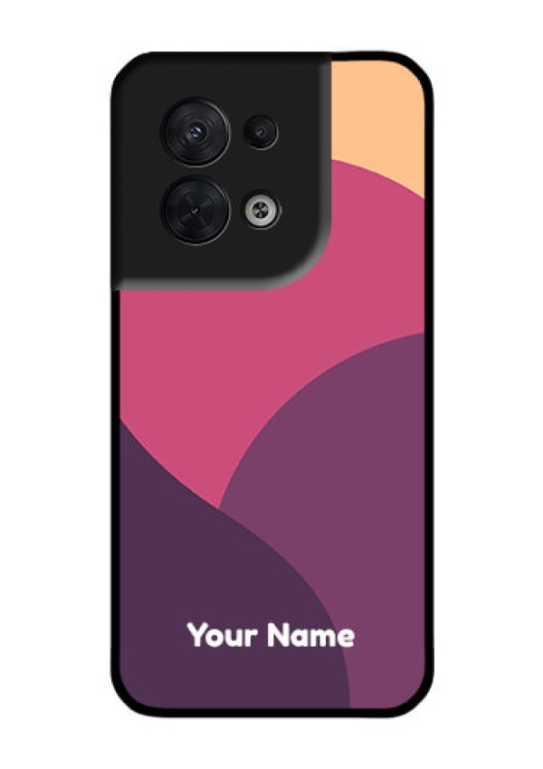 Oppo Reno 8 5G Custom Glass Phone Case - Mixed Multi-colour abstract art Design
