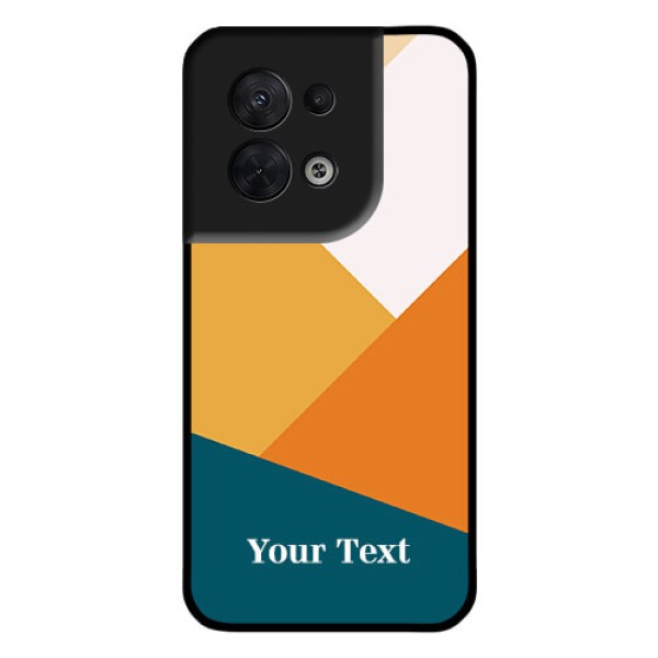Oppo Reno 8 5G Personalized Glass Phone Case - Stacked Multi-colour Design Oppo Reno 8 5G Personalized Glass Phone Case - Stacked Multi-colour Design